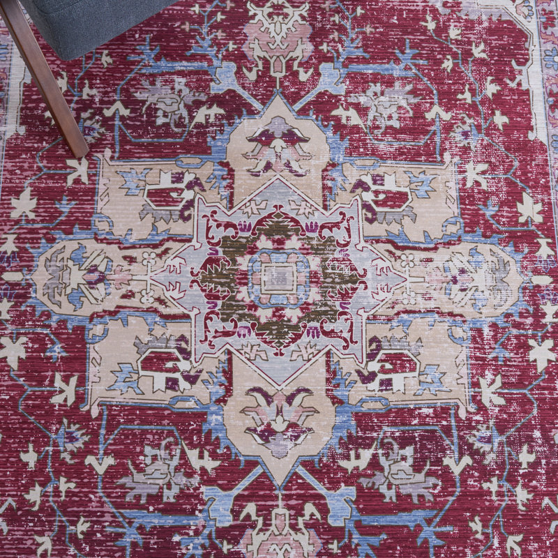 Eco-Friendly Easy-Care Synthetic Square Area Rug - Gray 6' x 6'