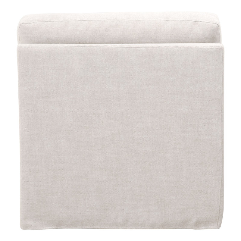 Lena Grande Transitional Gray Sectional Sofa with Removable Slipcover