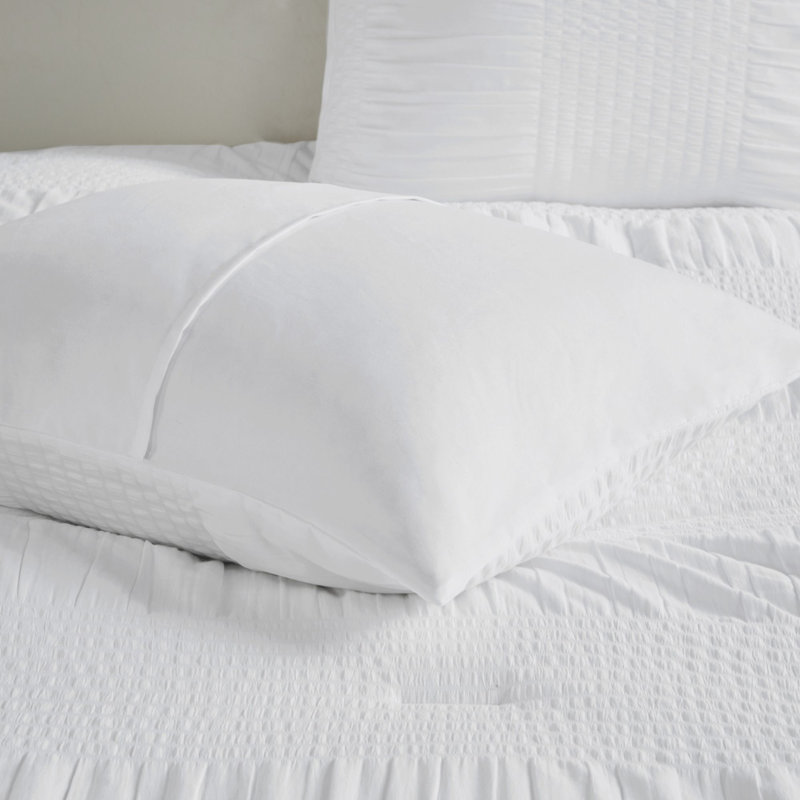 California King Gray Microfiber 7-Piece Bed in a Bag Set