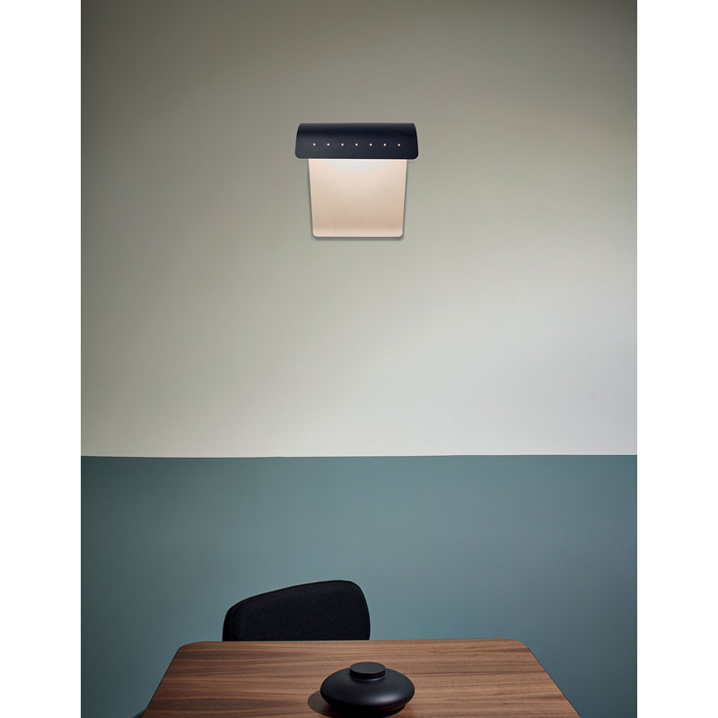 Matte Black and White LED Wall Sconce