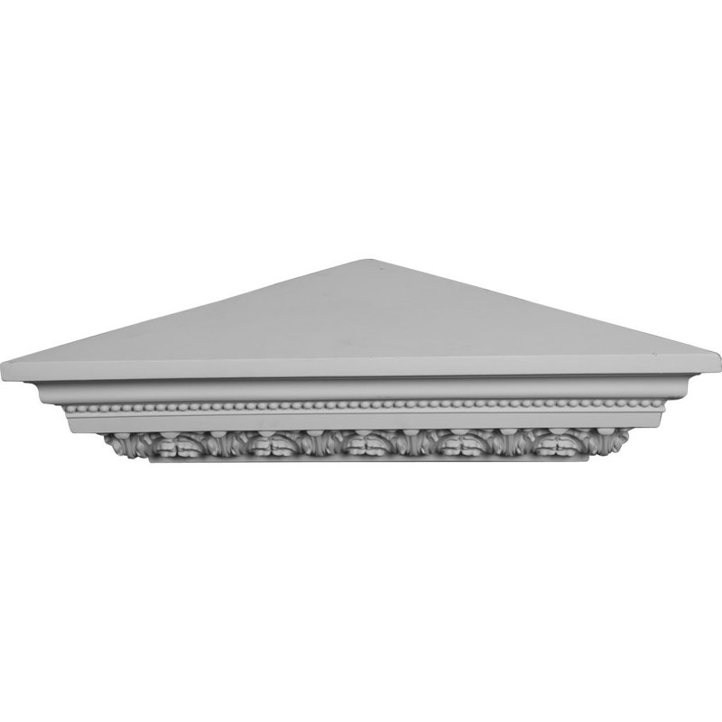 Sleek White 22.75" Floating Corner Shelf for Modern Decor