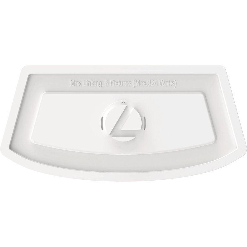 Lithonia 48-Inch White Metal LED Wraparound Light with Frosted Diffuser