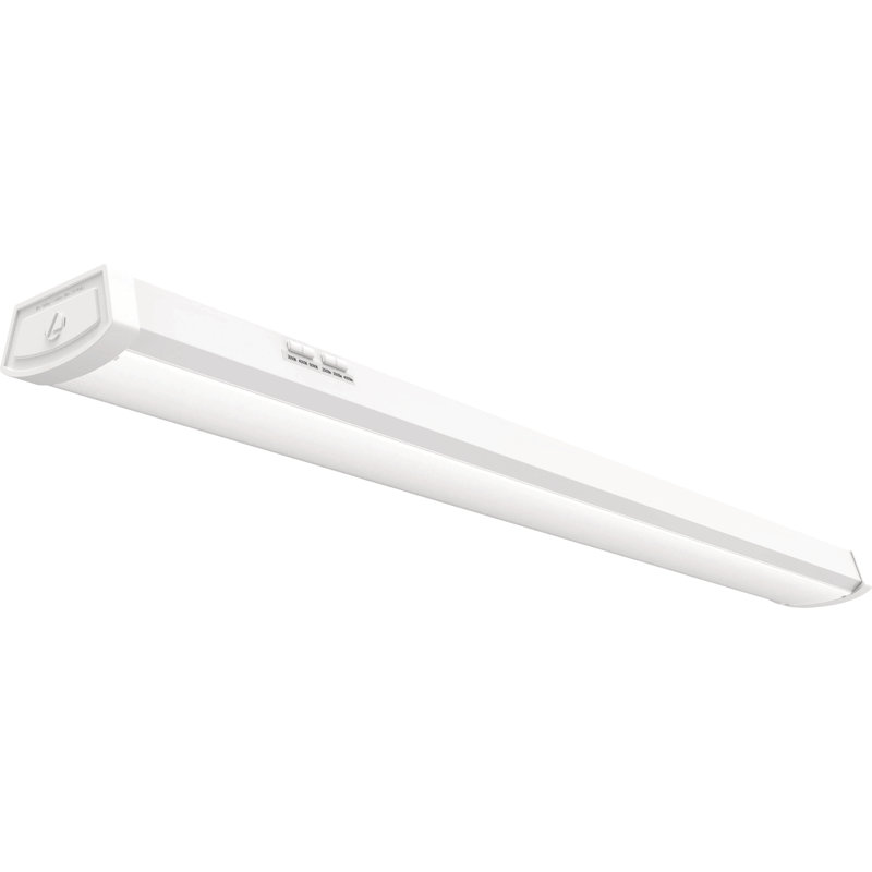 Lithonia 48-Inch White Metal LED Wraparound Light with Frosted Diffuser