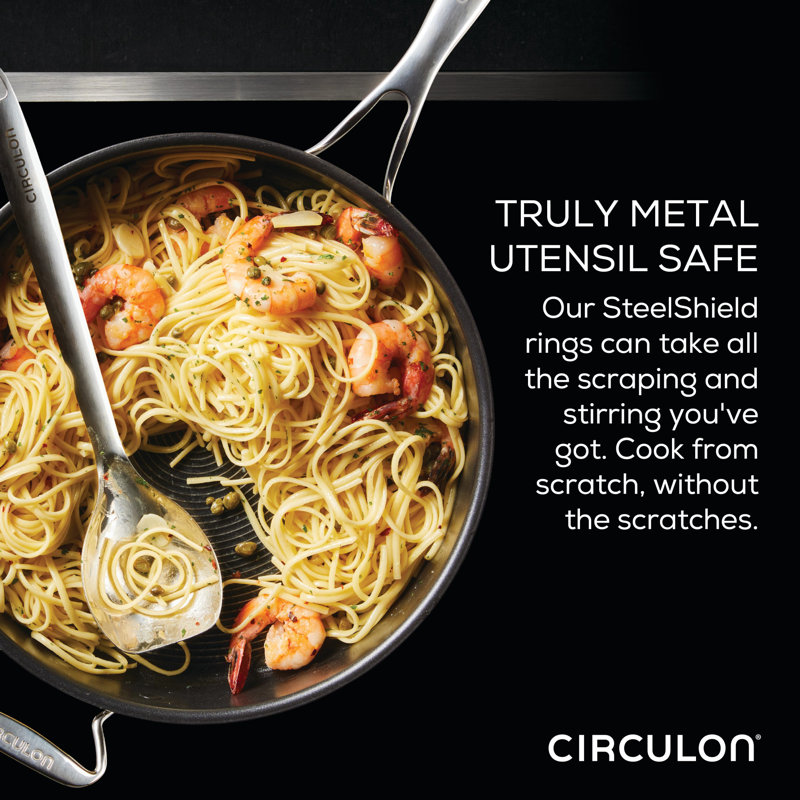 Stainless Steel Nonstick 5 Quart Sauté Pan with Lid