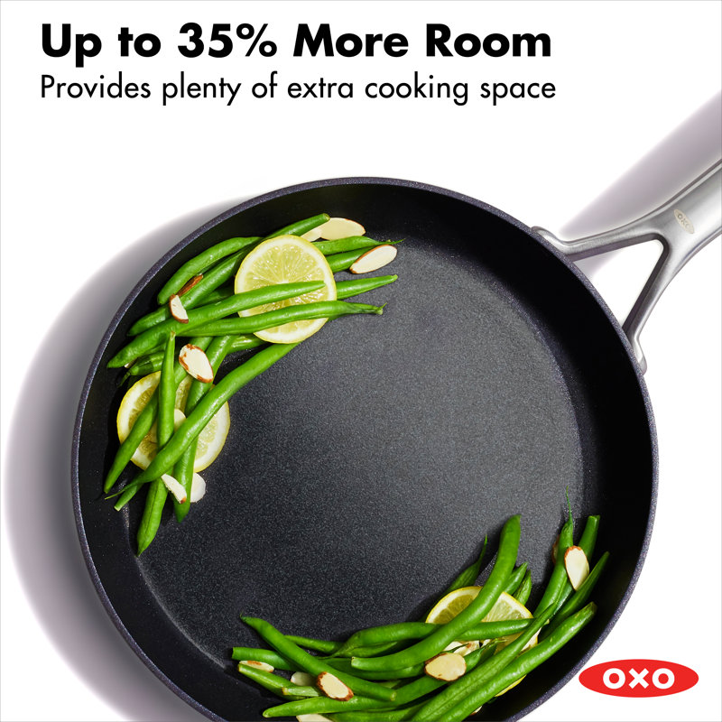 OXO 5-Piece Black Aluminum Non-Stick Cookware Set
