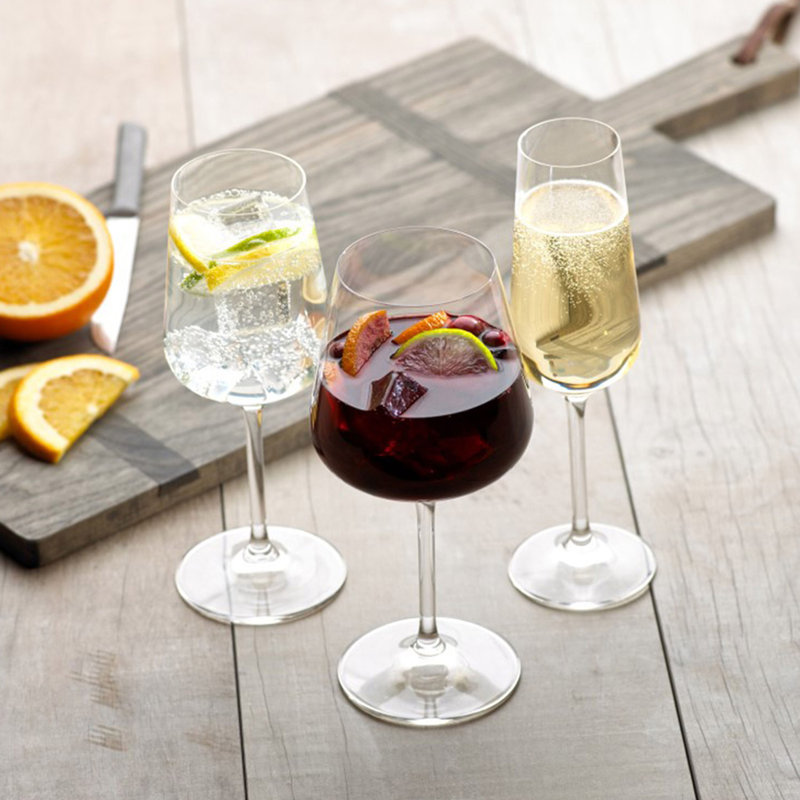 Villeroy & Boch Clear Crystal Champagne Flutes, Set of 4