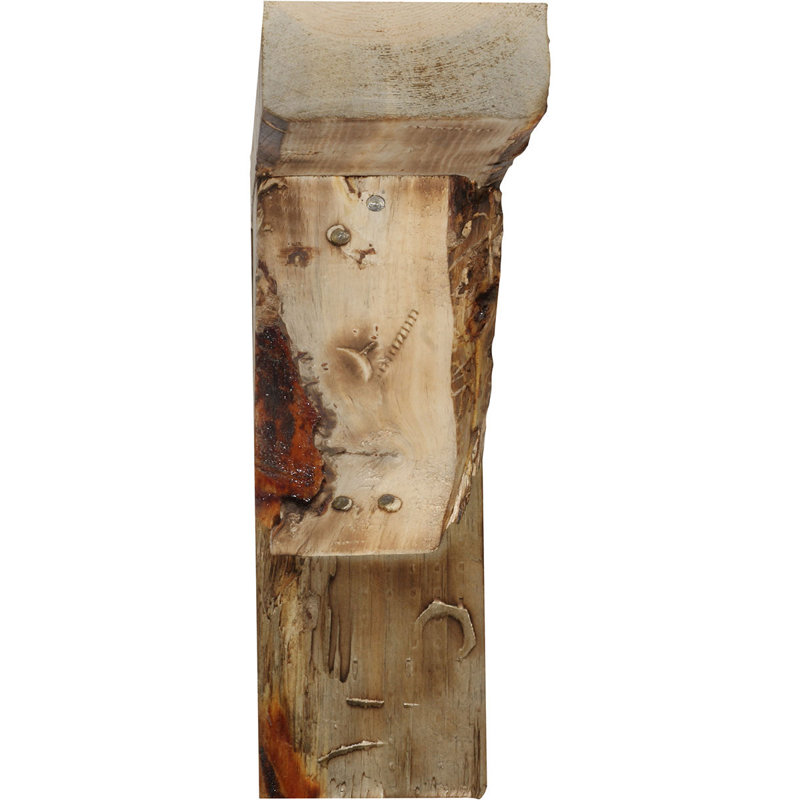 Barnwood Décor 14" Classic Brown Shelf Bracket