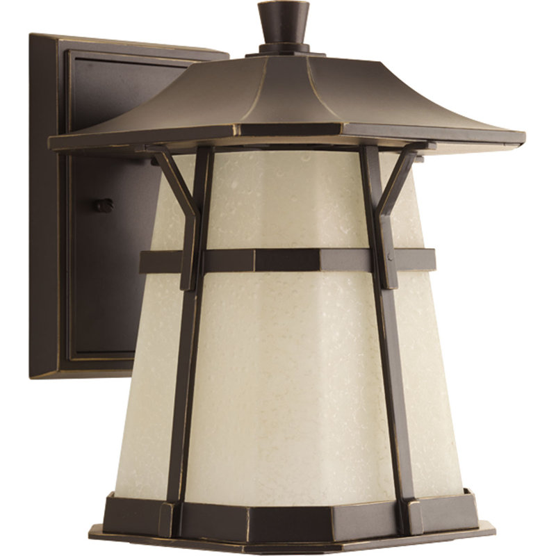 Antique Bronze Dimmable LED Wall Lantern Sconce