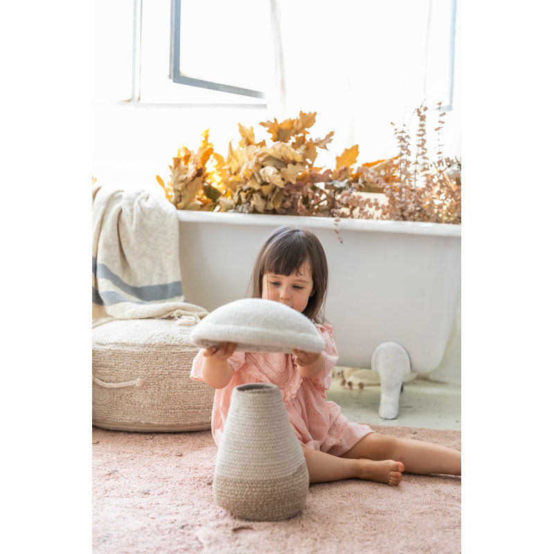 Natural Cotton Mushroom Shaped Storage Basket