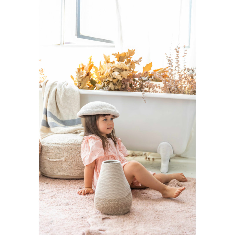 Natural Cotton Mushroom Shaped Storage Basket