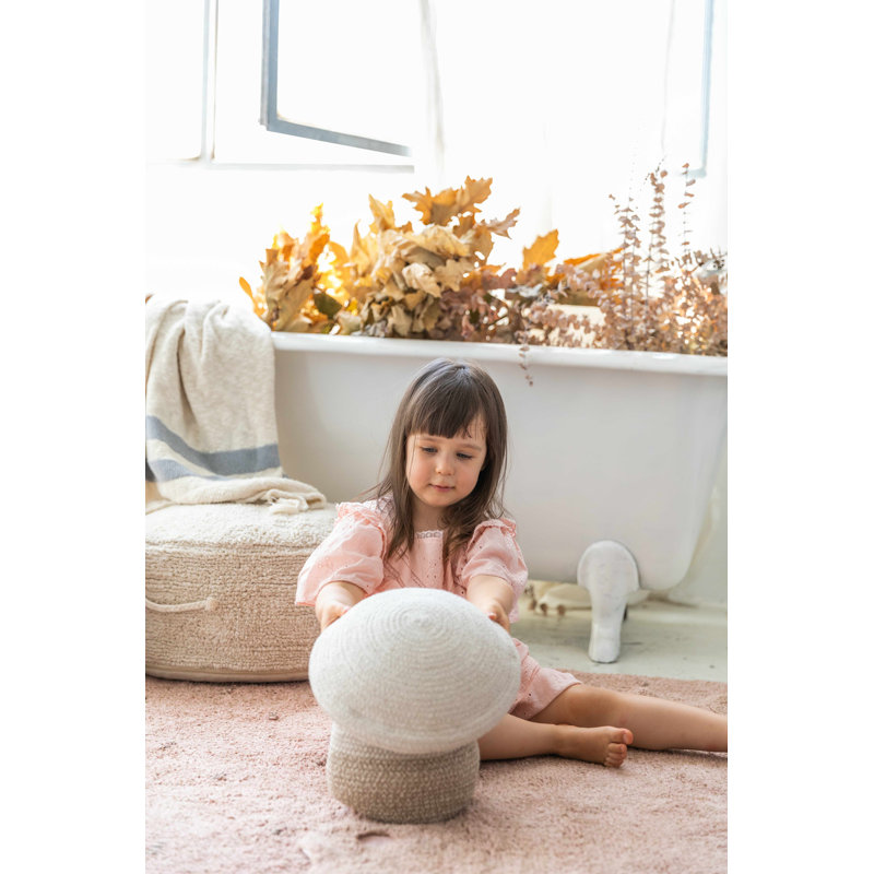 Natural Cotton Mushroom Shaped Storage Basket