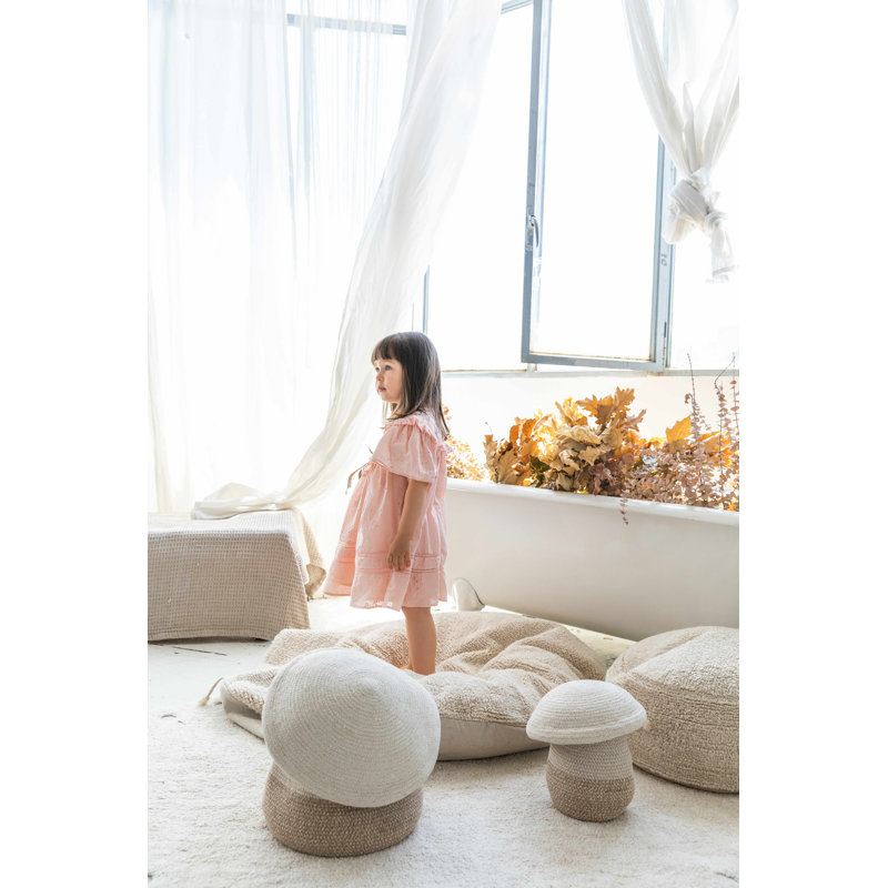 Mediterranean Forest Inspired Mushroom-Shaped Cotton Basket