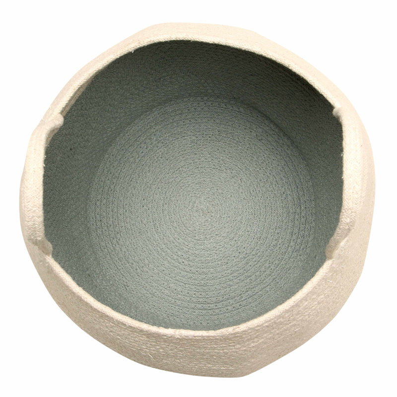 Zoco Round Blue Fabric Basket - 2.42 lb Lightweight and Versatile