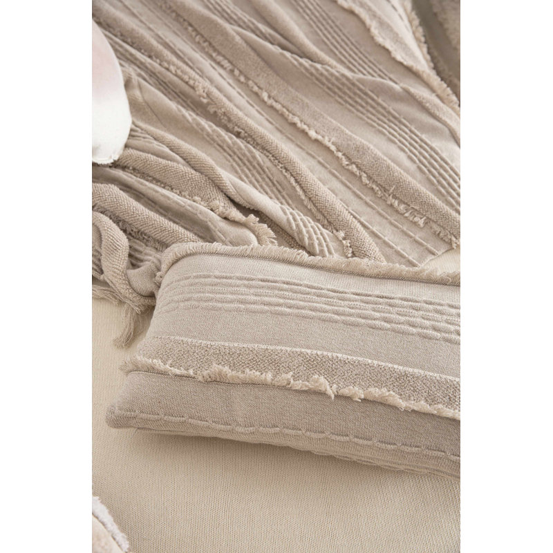 Dune White Air Knitted Cotton Kids' Throw Blanket
