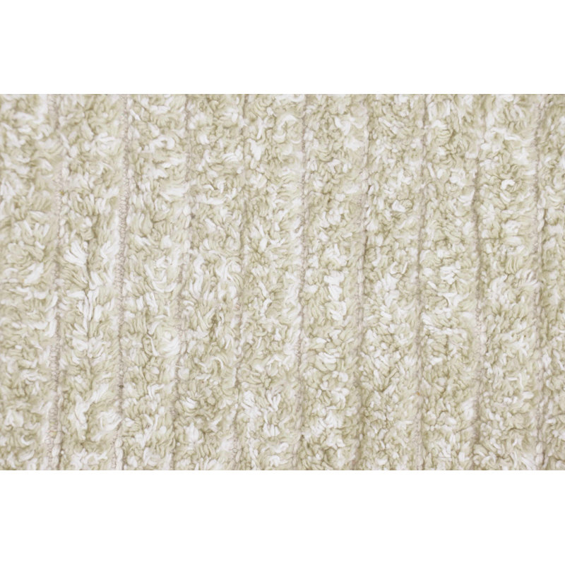 Gelato Green Reversible Washable Wool Rug 4' 7'' x 6' 7''