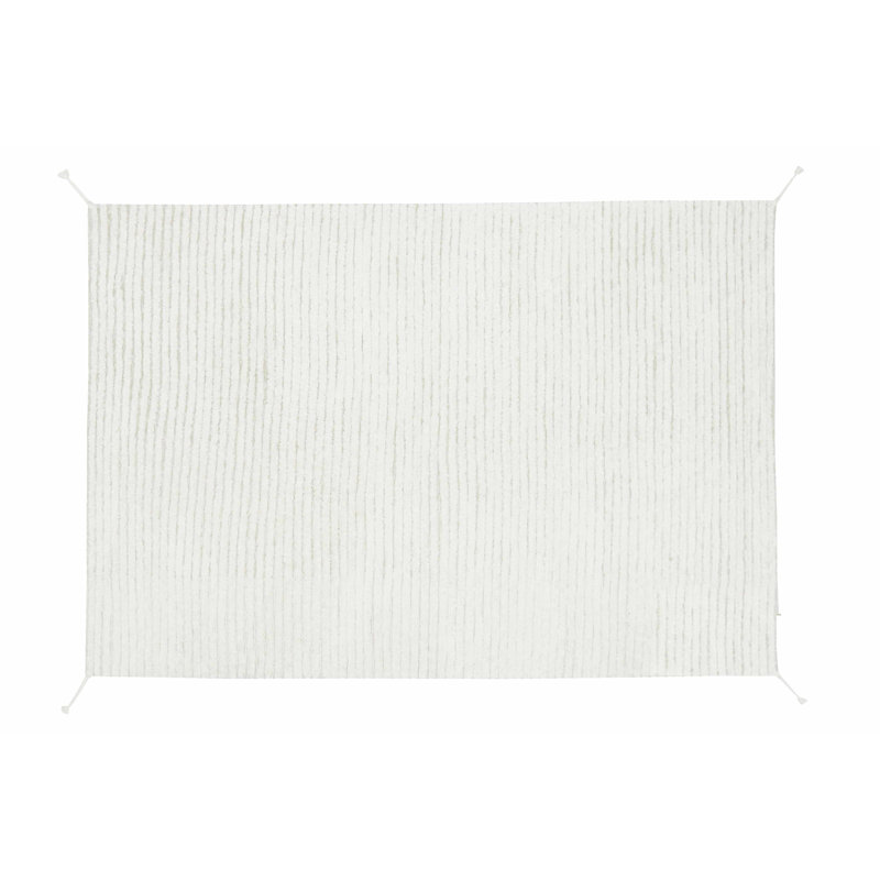Gelato Green Reversible Washable Wool Rug 4' 7'' x 6' 7''