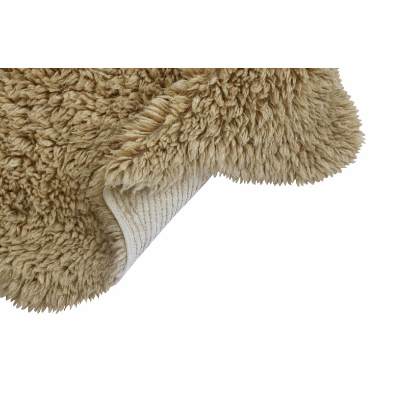 Sheep Beige Handmade Washable Tufted Sheepskin Rug