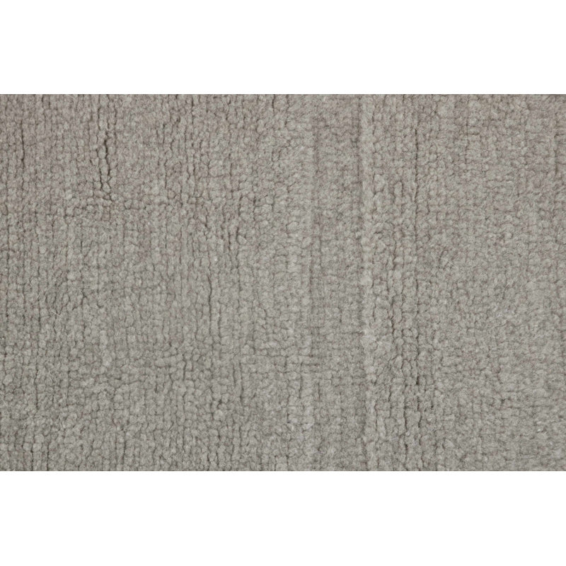 Steppe Sheep Grey Hand-Tufted Wool Rectangular Rug 2'7" x 4'7"