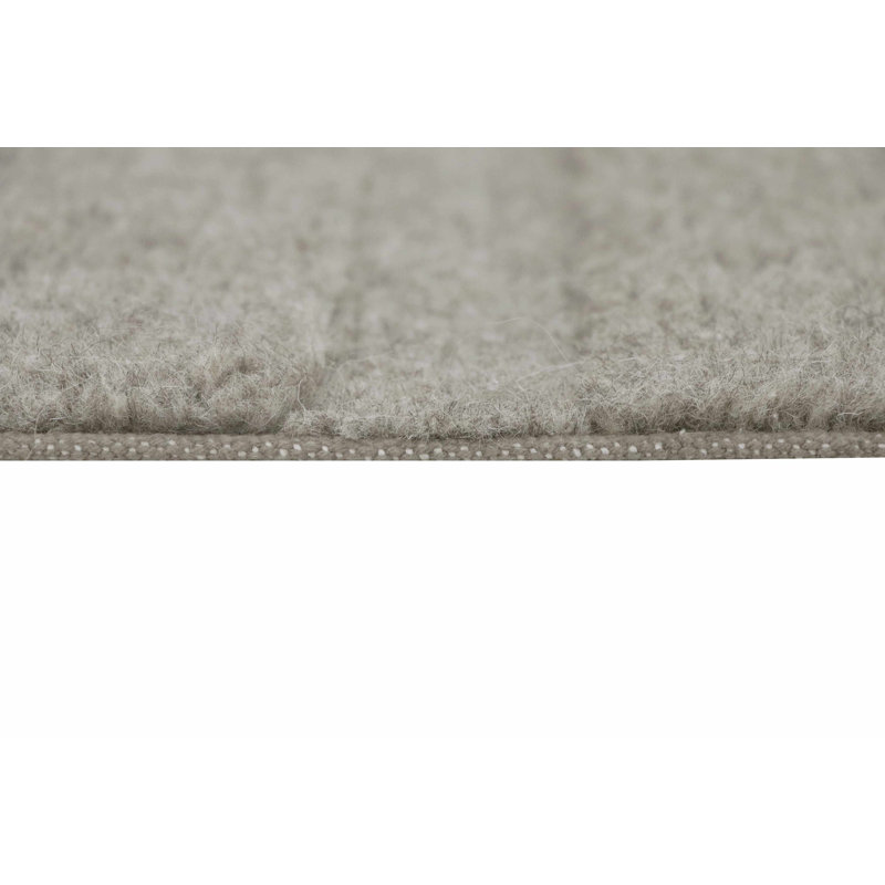 Steppe Sheep Grey Hand-Tufted Wool Rectangular Rug 2'7" x 4'7"