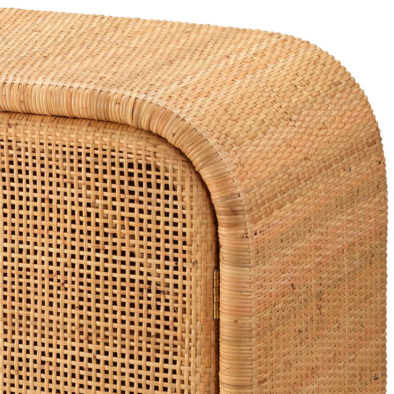 Santa Monica 72'' Mahogany Sideboard with Rattan Detail