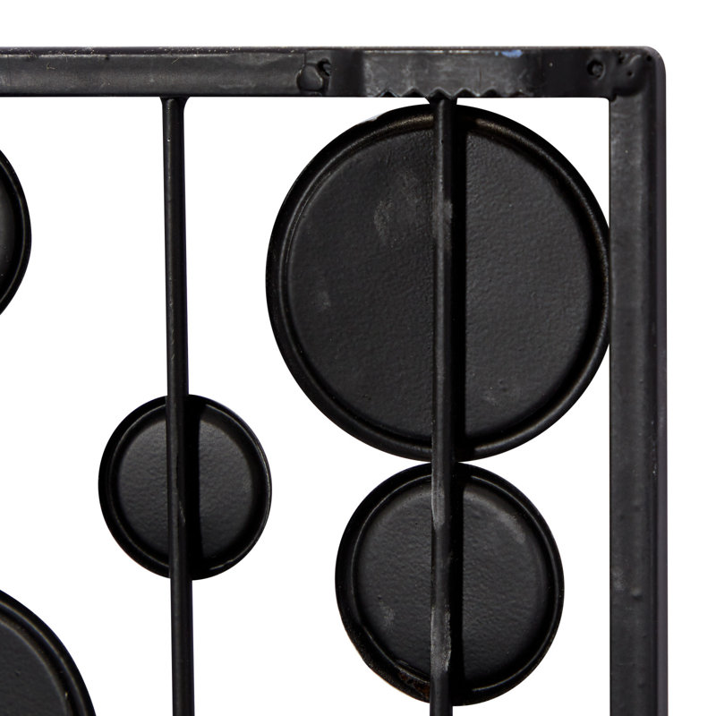 Eccentric Glam Geometric Mirror Wall Decor Set of 3 in Black