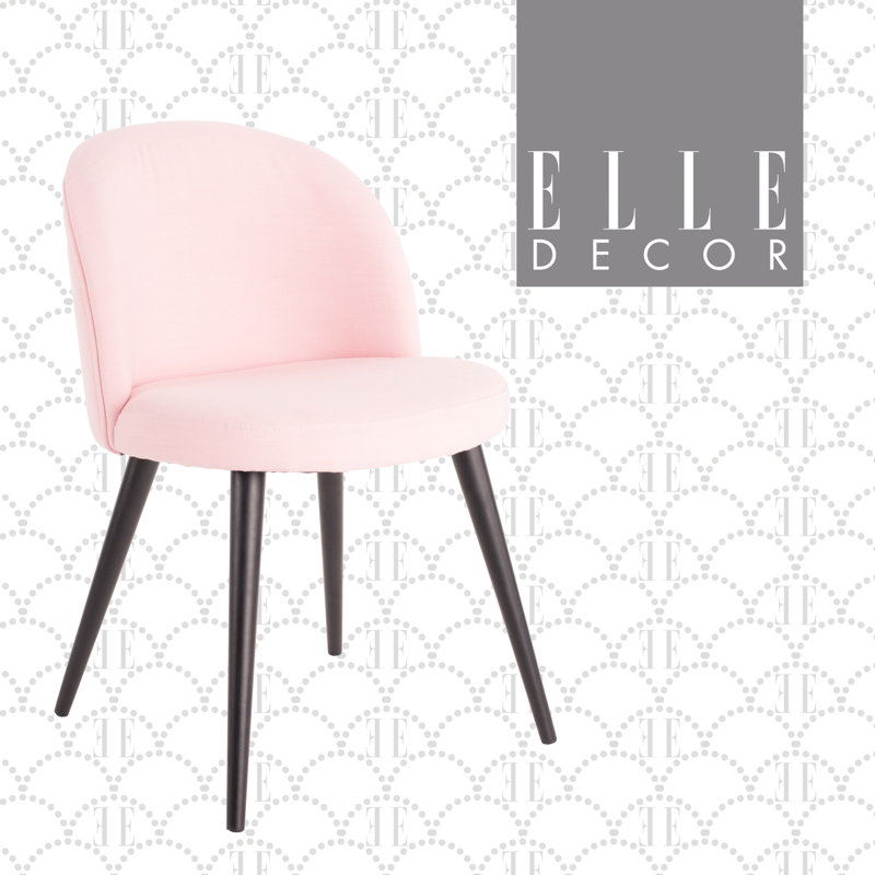 Elle Decor Cami French Pink Petite Vanity Chair