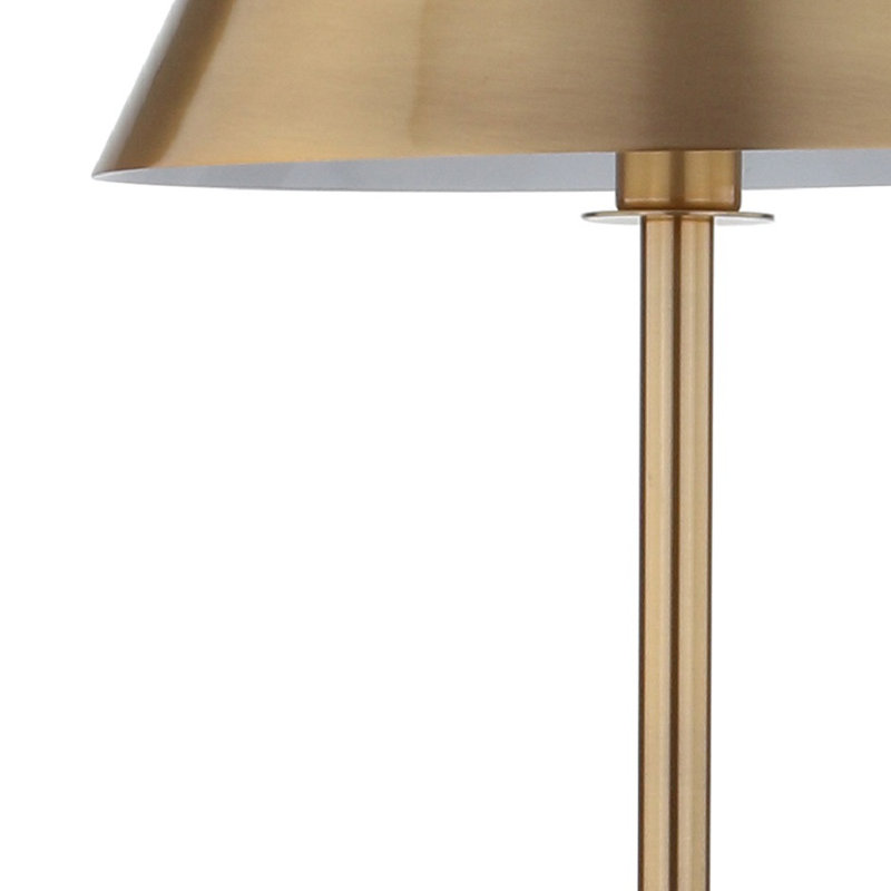 Elegant 60" Antique Brass Gold Metal LED Floor Lamp