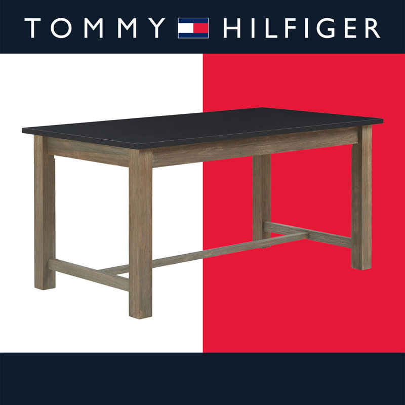 Elmhurst 66" Black and Grey Reclaimed Wood Dining Table