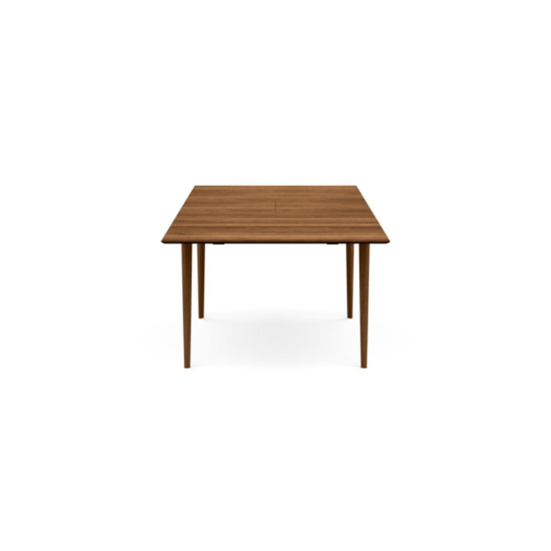 Saddle Cherry Solid Wood Extendable Dining Table, 42" W x 90" L