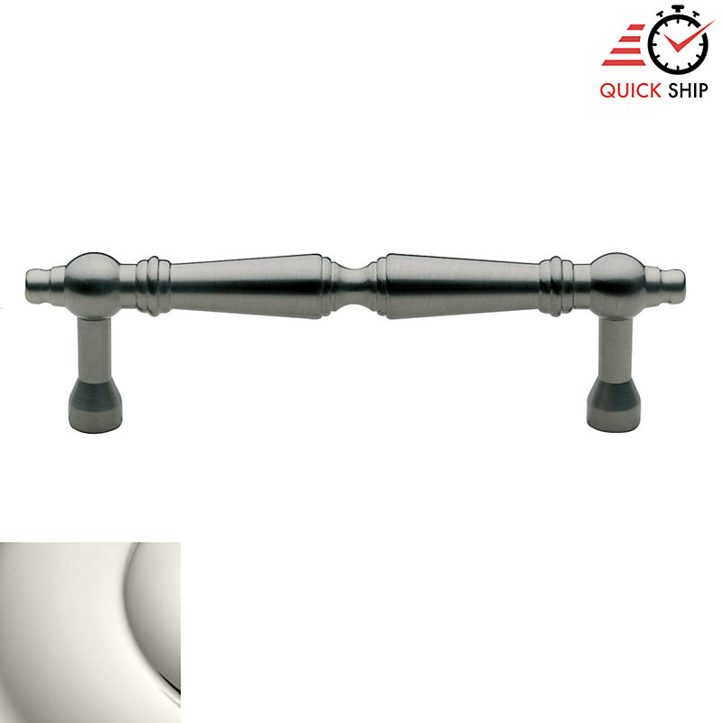 Polished Nickel 3.5'' Bar Cabinet Pull with Mounting Hardware