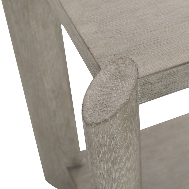 Arlyn Gray Oak Transitional 2-Drawer Nightstand