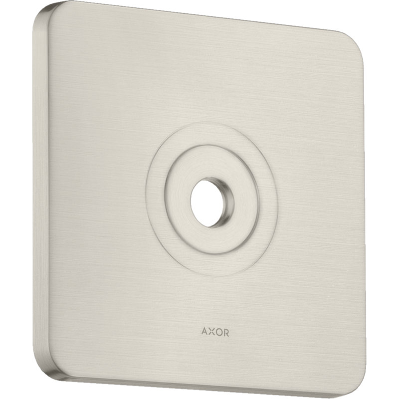 Modern Brushed Nickel Wall Mount Plate for Showerhead - European Craft