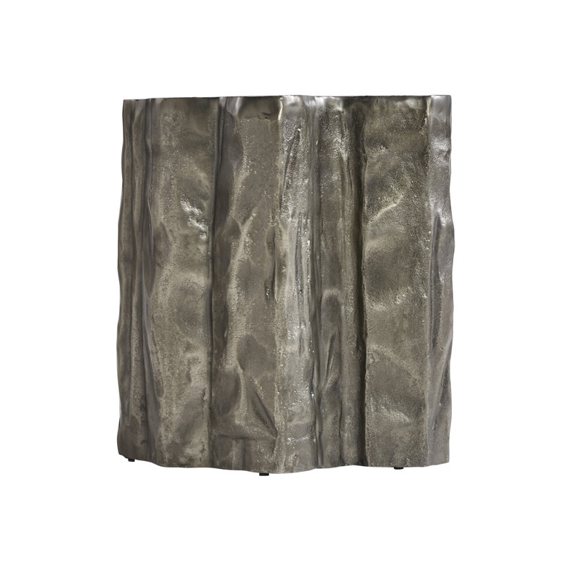 Elba Graphite Finish Free Form Cast Aluminum Accent Table