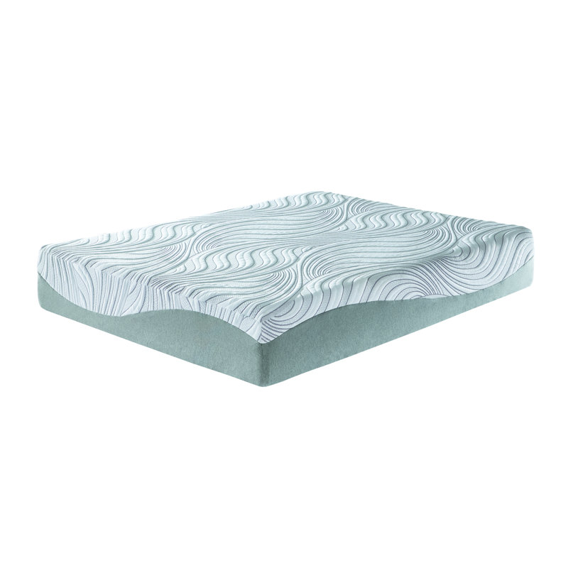 White Twin Adjustable Bed with Memory Foam Mattress