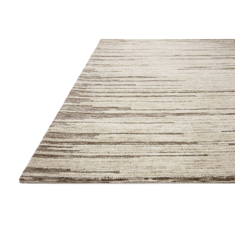 Gray Geometric Stain-Resistant Synthetic Rectangular Rug