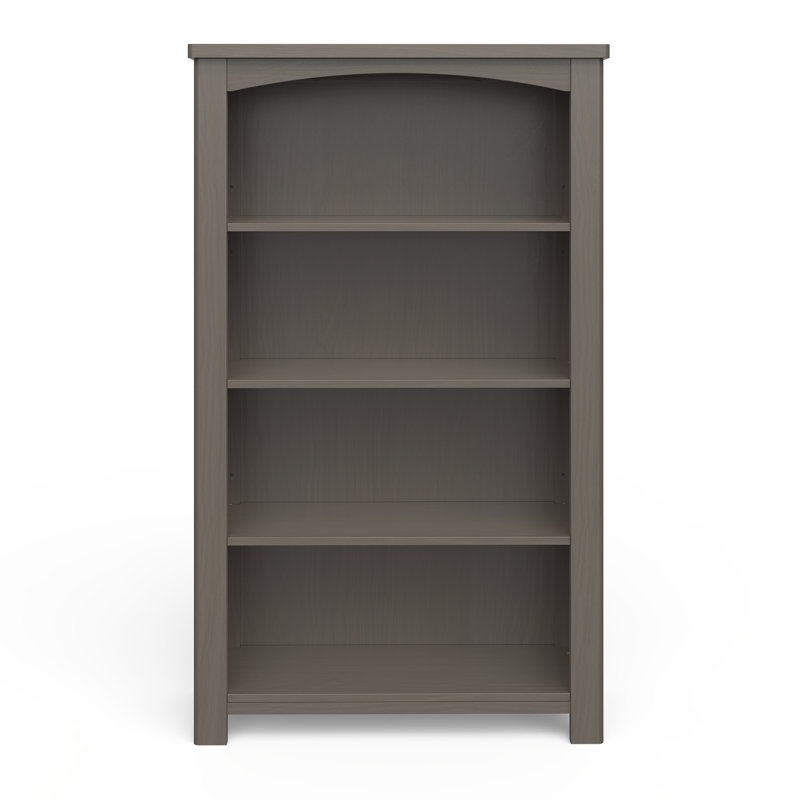 Dapper Gray Adjustable Kids' 42" Wooden Bookcase