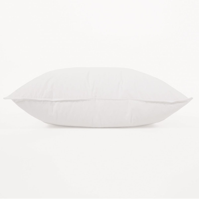 Firm White Feather Down Standard Sleeping Pillow
