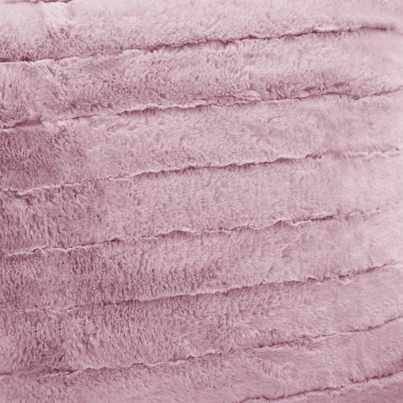 Polignac Pink Microsuede 20" Decorative Pillow Covers Set