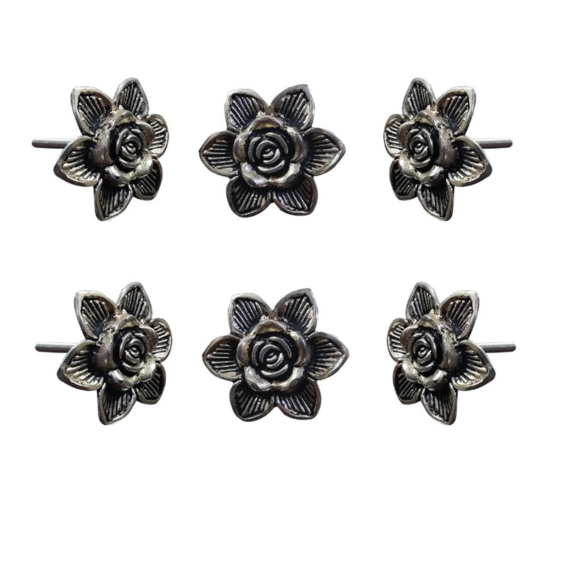 1.75'' Chrome Flower Novelty Knob Multipack