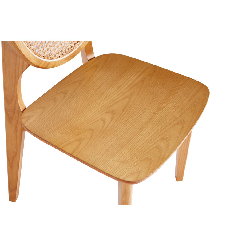 Versailles Nature Cane Mid-Century Modern Side Chair