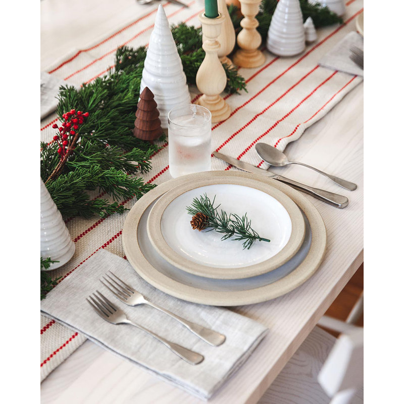 Stone Gray Square Linen Napkin Set of 4