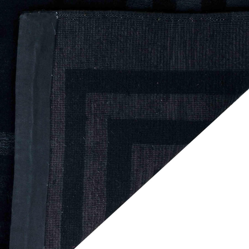 Onyx Hand-Knotted Wool and Viscose 6' x 9' Area Rug
