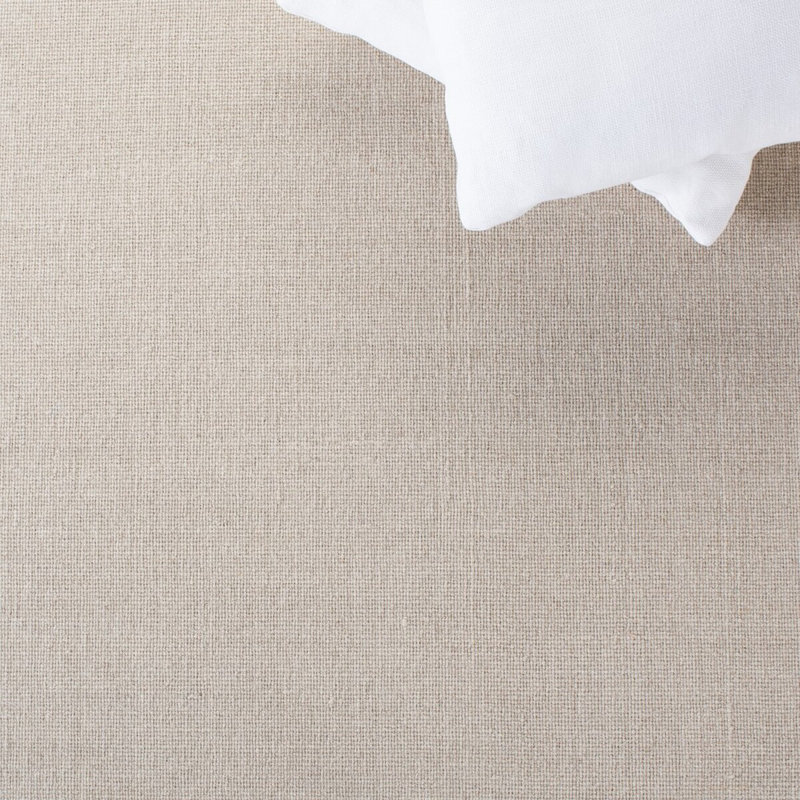 Beige Hand-Knotted Wool Runner Rug 2'3" x 8'