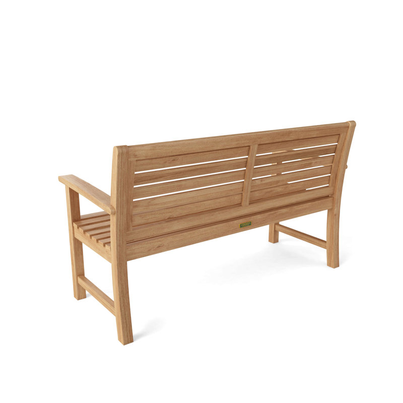 Elegant Victoria Solid Teak 3-Seater Outdoor Bench