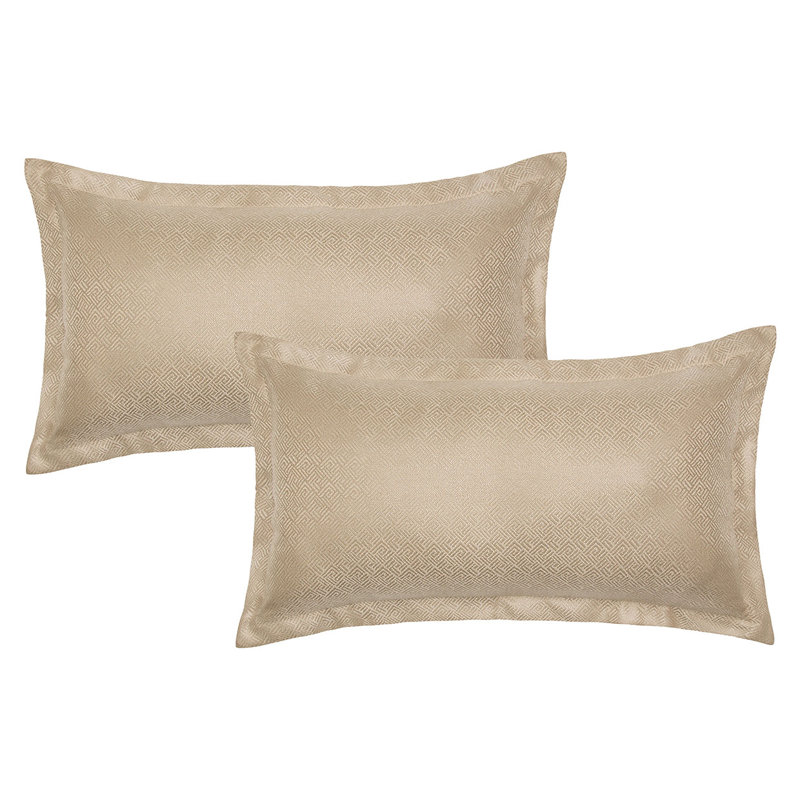 Alton Gold Queen 3-Piece Contemporary Reversible Bed Throw Set