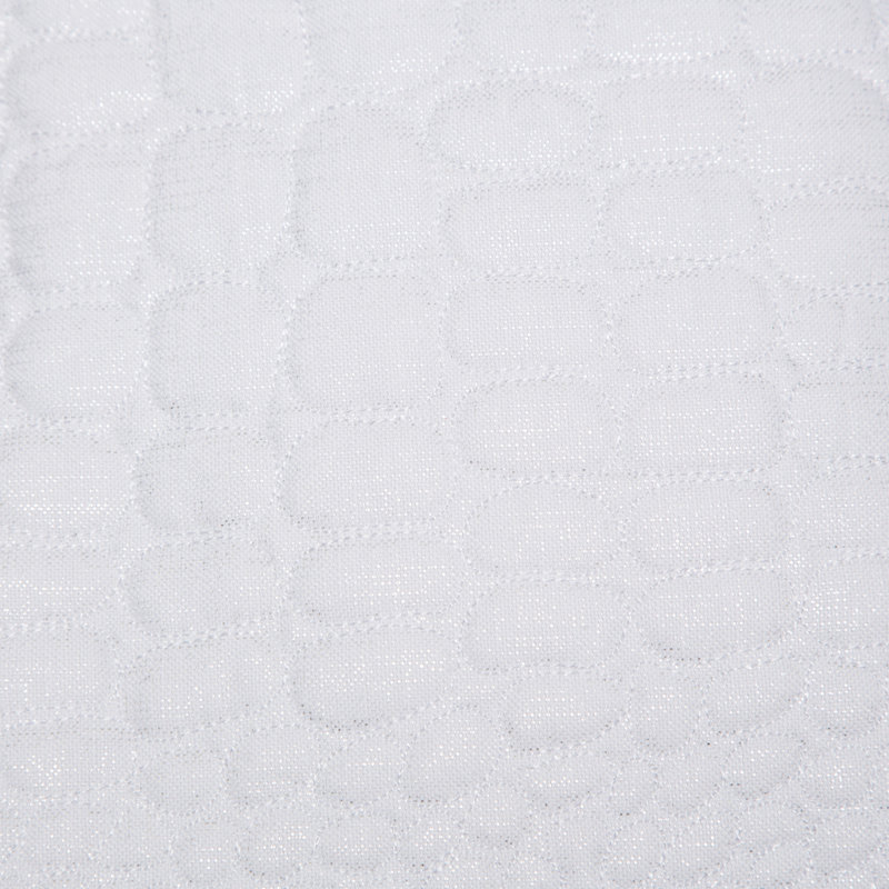 Contemporary Brilliance King Cotton Coverlet Set in White