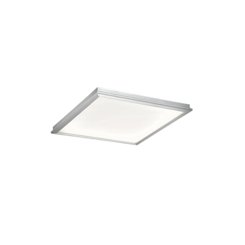 Neo Silver Aluminum LED Flush Mount for Indoor/Outdoor