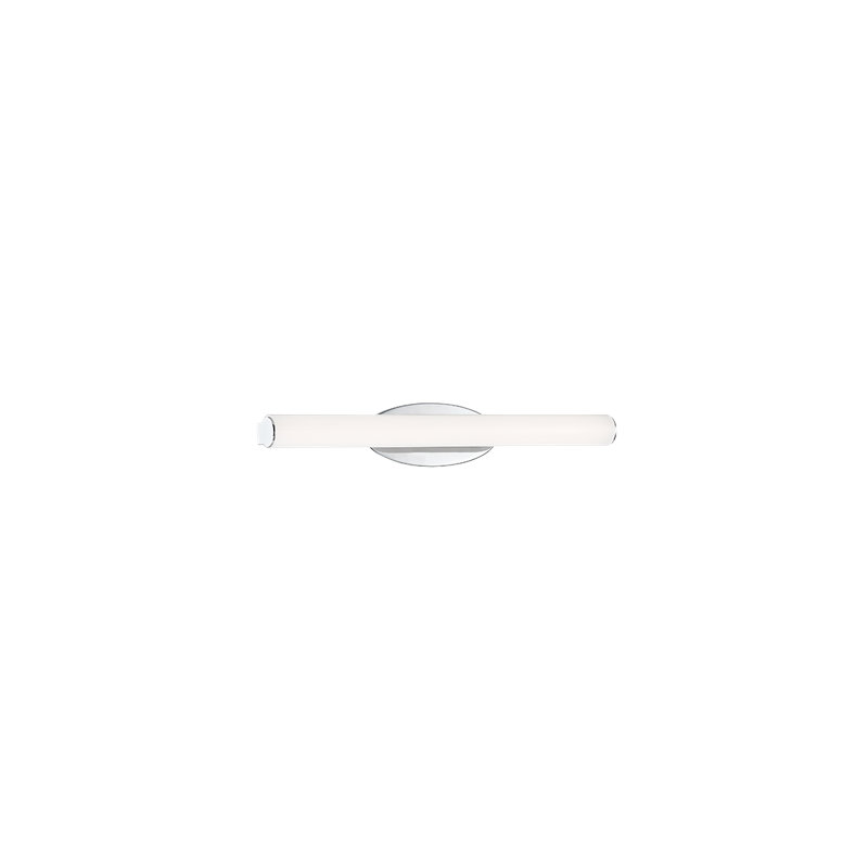 Mini Loft Chrome LED Vanity Light with Acrylic Shade - Dimmable