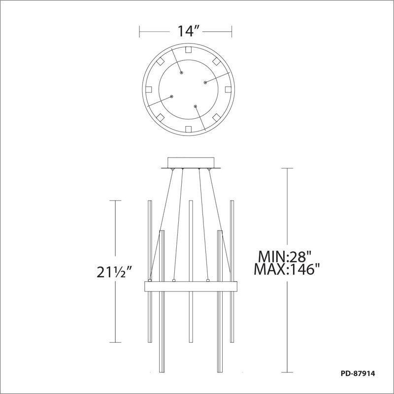 Harmonix Aged Brass & Black LED Drum Pendant, Indoor/Outdoor