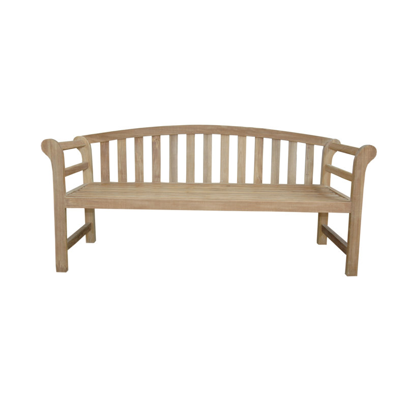 Brisbane Natural Teak Deep Seating Outdoor Bench